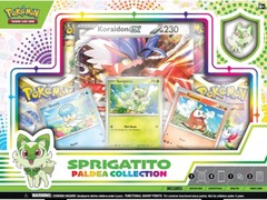 Pokemon Paldea Collection Pin Box - Sprigatito (KORAIDON EX JUMBO CARD)